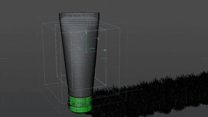 3D animatic showing the rig for the anthropomorphic Blue Emu product tube
