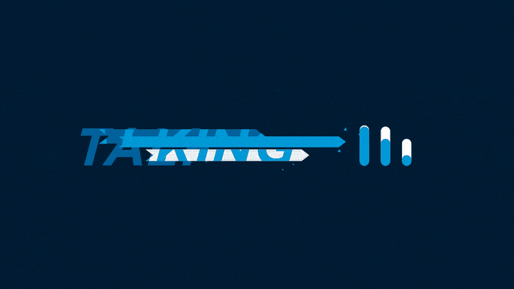 Dynamic text and icon animation